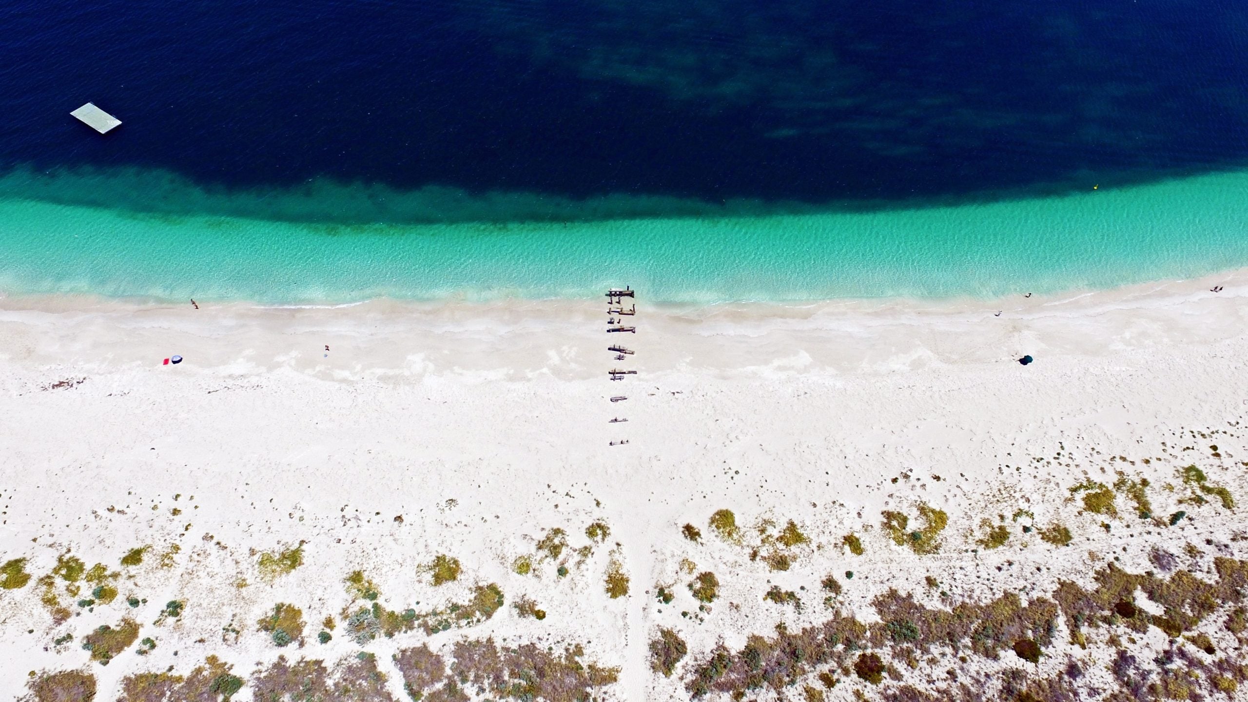 Aerial View of beach