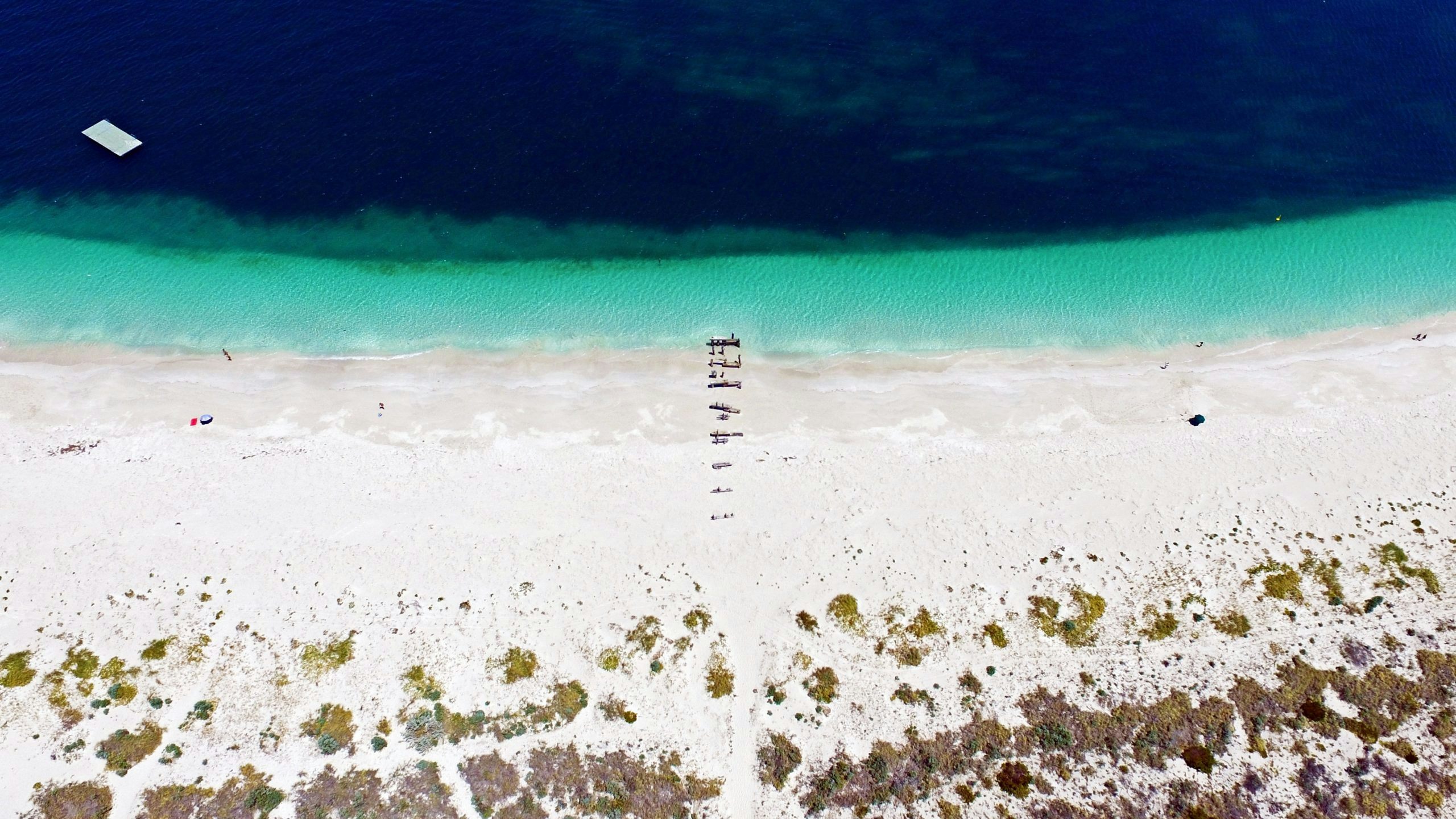 Aerial View of beach